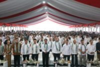 Menteri Pertanian Andi Amran Sulaiman mendapat apresiasi tinggi oleh Wakil Gubernur Jawa Timur Emil Elestianto Dardak atas kinerja sasembada pangan Kementan. (Dok. Kementerian Pertanian)