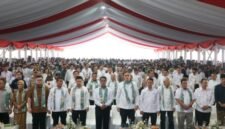 Menteri Pertanian Andi Amran Sulaiman mendapat apresiasi tinggi oleh Wakil Gubernur Jawa Timur Emil Elestianto Dardak atas kinerja sasembada pangan Kementan. (Dok. Kementerian Pertanian)