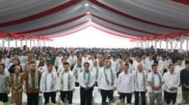 Menteri Pertanian Andi Amran Sulaiman mendapat apresiasi tinggi oleh Wakil Gubernur Jawa Timur Emil Elestianto Dardak atas kinerja sasembada pangan Kementan. (Dok. Kementerian Pertanian)